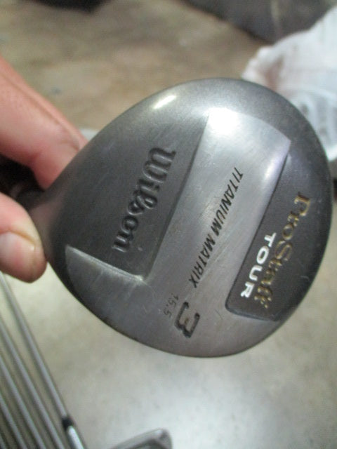Load image into Gallery viewer, Used Wilson Pro Staff Tour Oversized Iron Set 3-9, Driver,3W,5W Missing 6- RH
