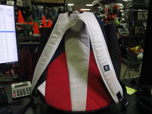 Load image into Gallery viewer, Heavy Use Demarini Voodoo Baseball Backpack with 2 Bat Holders
