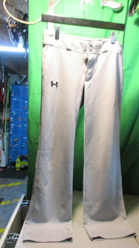 Used UnderArmour White Open Bottom Baseball Pants  Size Youth/Large