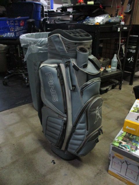 Heavy Use PING Pioneer 14 Way Golf Stand Bag All Straps Removed