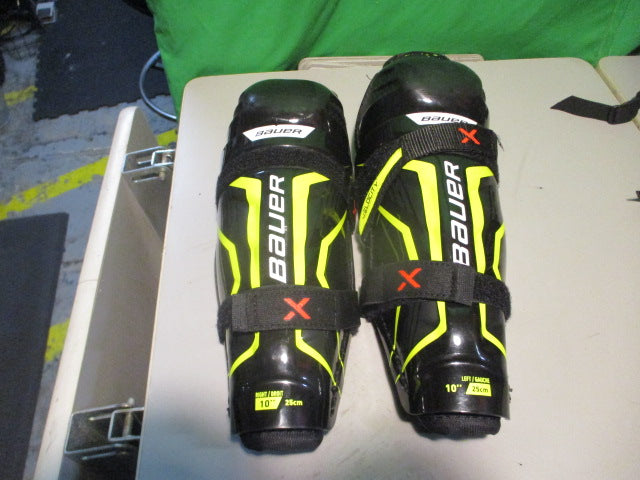 Load image into Gallery viewer, Used Bauer Vapor Velocity 10" Hockey Shin Guards

