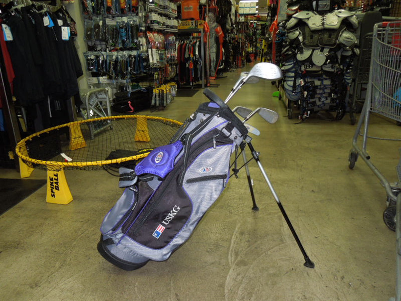 Load image into Gallery viewer, Used U.S. Kids Golf Ultralight - 54s DV3 5pc Jr. Golf Club Set with Bag
