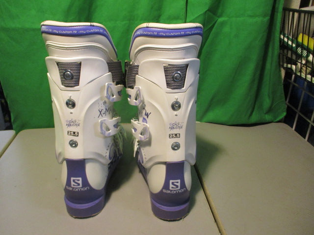 Load image into Gallery viewer, Used Salomon X-Max 110 Womens Size 7.5 Downhill Ski Boots
