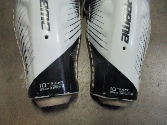 Used Bauer Supreme S170 Hockey Shin Pads Size 10