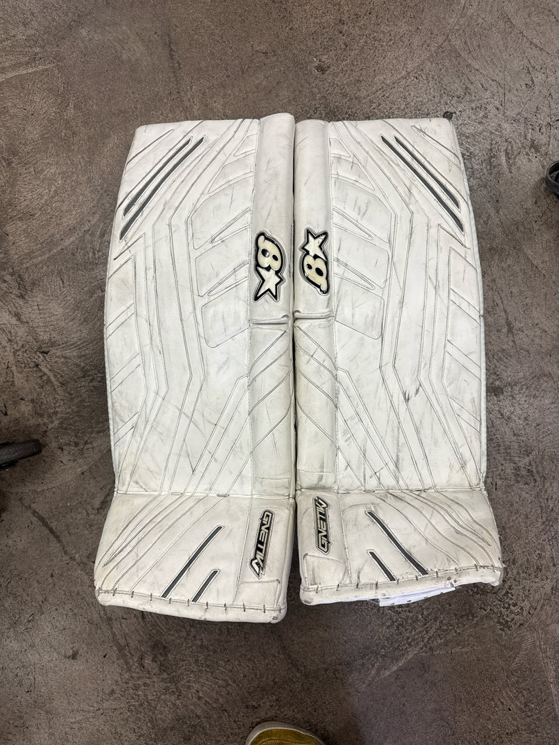 Load image into Gallery viewer, Heavy Use Brians Gnetik Sr. Goalie Leg Pads 33+1
