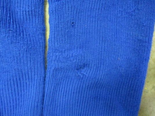 Used Blue Hockey Socks - Has Wear