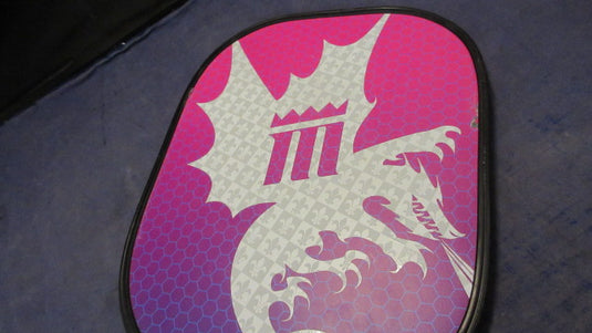 Used Monarch Dragon Slayer Pickleball Paddle - crack & chipping
