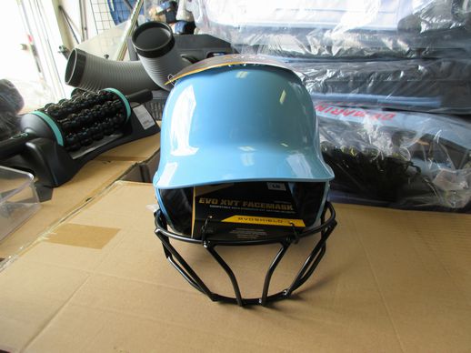 New Evoshield XVT 2.0 Batting Helmet W/ Facemask - Blue - S/M
