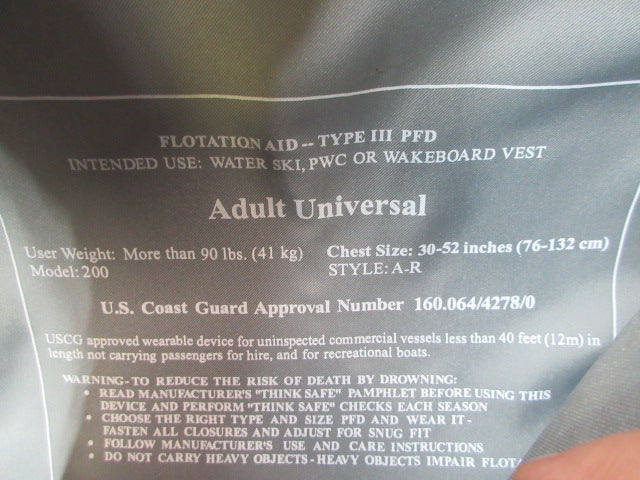 Load image into Gallery viewer, Used X20 Life Jacket - Size Adult
