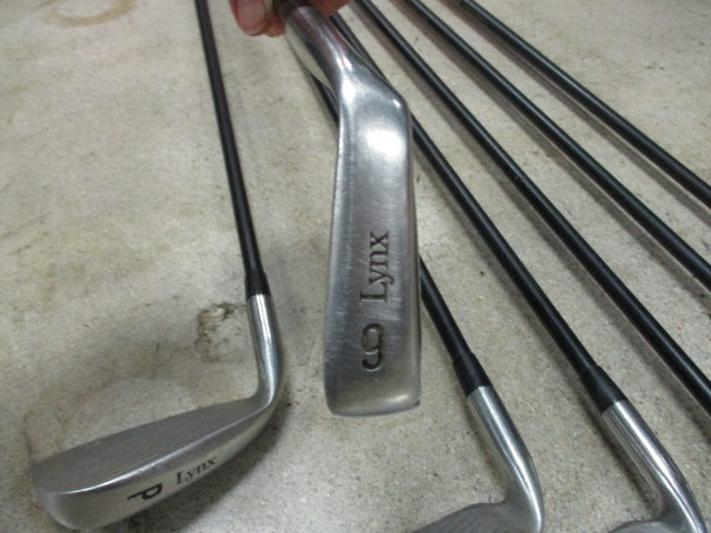 Load image into Gallery viewer, Used Lynx Oversize Iron Set 3 - 9 and Pitching Wedge (Missing 8 Iron)
