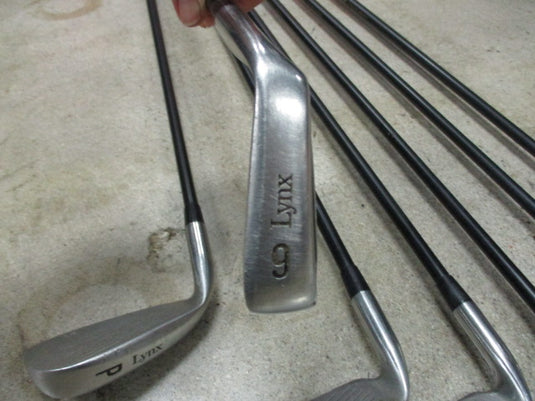 Used Lynx Oversize Iron Set 3 - 9 and Pitching Wedge (Missing 8 Iron)
