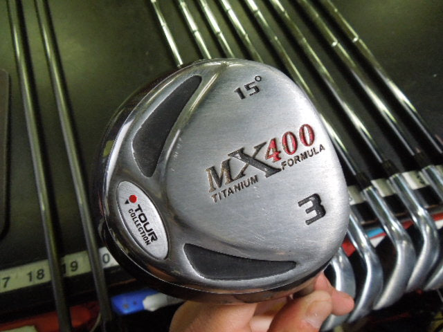 Load image into Gallery viewer, Used Tour Collection MX400 FF 11pc Right Hand Golf Club Set 1D 3,5H 4-9i S,Pw
