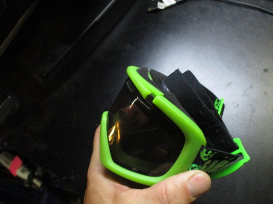 Used and damaged Green Giro Goggles
