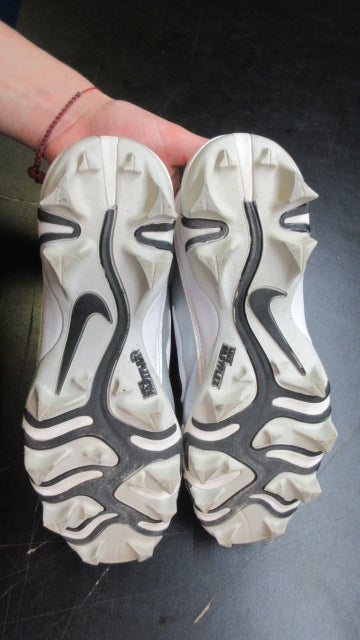 Used Nike Alpha Menace 4 Shark Football Cleats - Size Youth 4