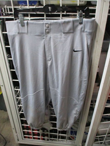 Used Nike Grey Knicker Bottom Pants Adult Size Large