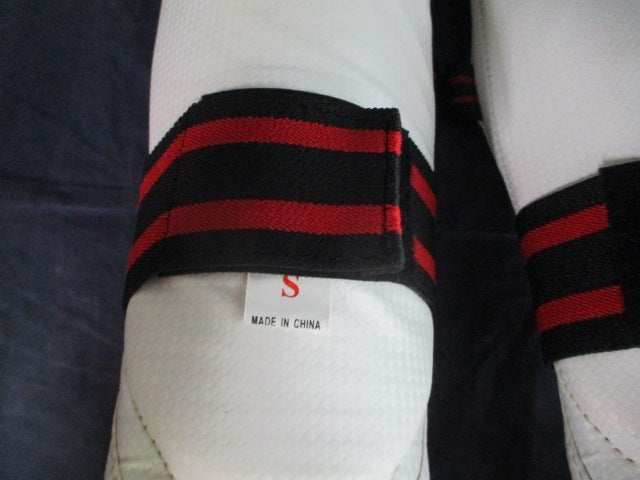 Load image into Gallery viewer, Used San Moo Sa Martial Arts Supply Detachable Shin Guards w/ Instep Size Small
