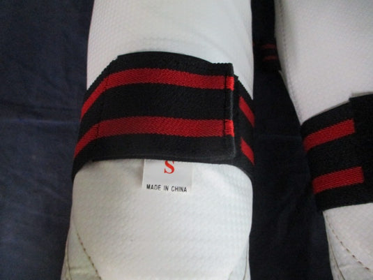 Used San Moo Sa Martial Arts Supply Detachable Shin Guards w/ Instep Size Small