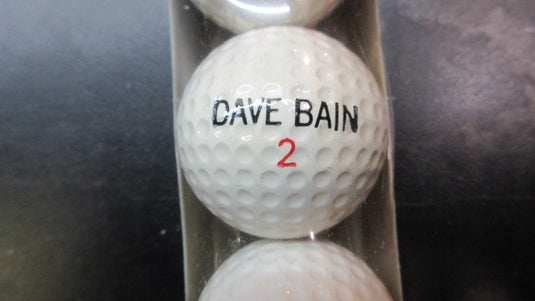 Vintage Northwest Ford , Dave Bain Golf Balls Set Of 3