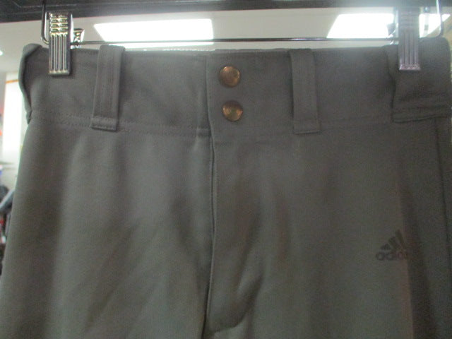 Load image into Gallery viewer, Used Adidas Grey Youth Medium Baseball Pant
