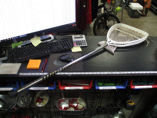 Used Warrior Zoo Lacrosse Complete Goalie Stick and Head