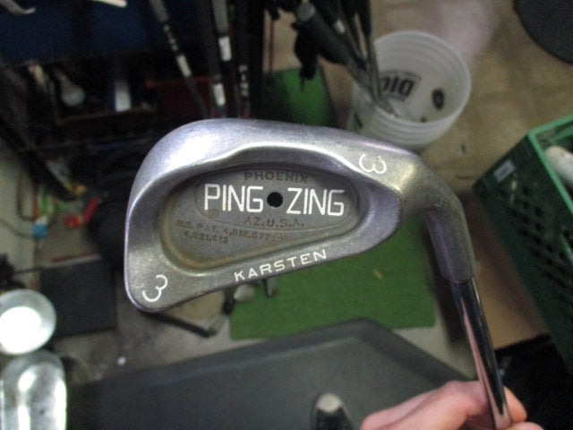 Load image into Gallery viewer, Used PING Zing Black Dot Karsten Right Hand 7 pc Iron Set 3-5 7-9i, W
