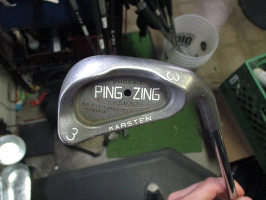 Used PING Zing Black Dot Karsten Right Hand 7 pc Iron Set 3-5 7-9i, W