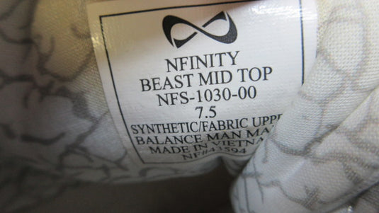 Used Nfinity Beast Mid-Top Cheer Shoes - Size 7.5