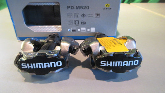 Used Shimano SPD Pedals PD-M520 One Size