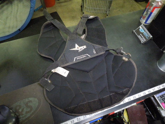 Used All Star CPCC912PS-1 Chest Protector in Black Size Age 9-12