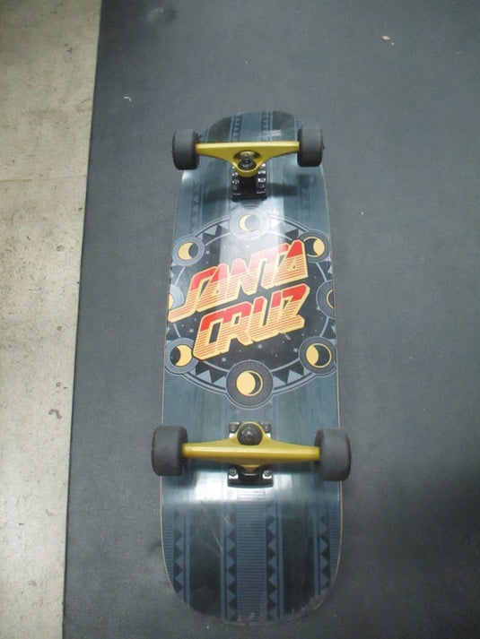 Used Santa Cruz Phase Dot Shaped Cruiser Skateboard (Deck Is Warped)