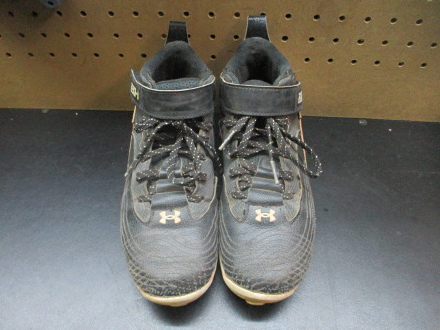 Load image into Gallery viewer, Used Under Armour Youth Harper 7 Mid RM Baseball Cleats - Size Youth 3.5
