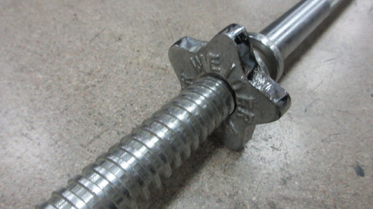 Used Chrome Fitness Bar w/ Spin Locks