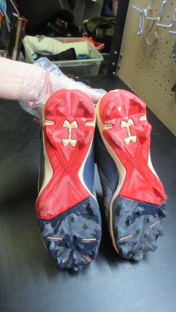Used Under Armour BH American Flag Baseball Cleats - Size Youth 5.5