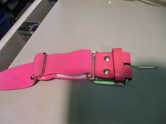 Used Adult Pink Baseball Belt