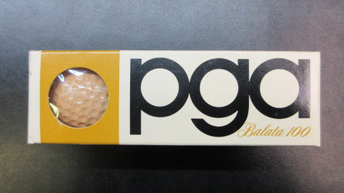 Vintage PGA Balata 100 Golf Balls Set Of 3