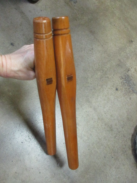 Load image into Gallery viewer, Used Tonfas Wood 14&quot; Training Weapon
