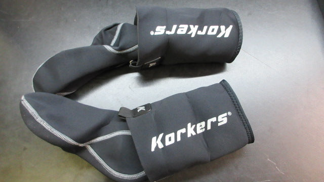 Load image into Gallery viewer, Used Korkers Neoprene Guard Socks Black Size Medium 9-10
