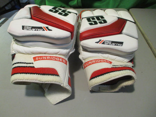 Used SS Millenium Pro Adult Cricket Batting Gloves
