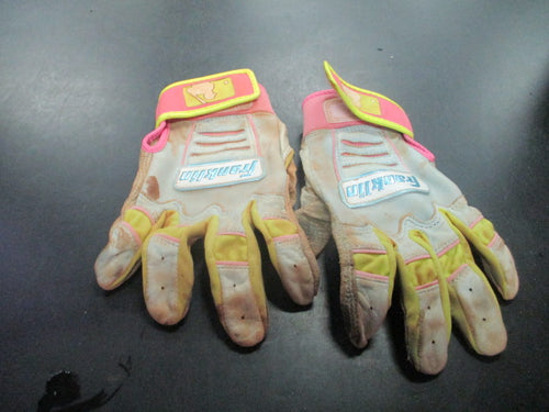 Used Franklin Youth Large Baseball Batting Gloves