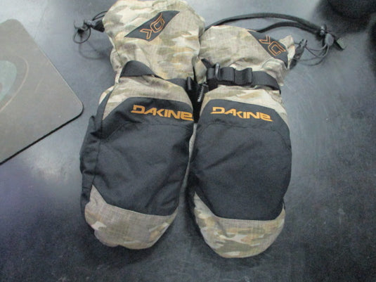 Used Dakine Snow Mitts Size Mens 8.5 Hole on Right Hand Thumb
