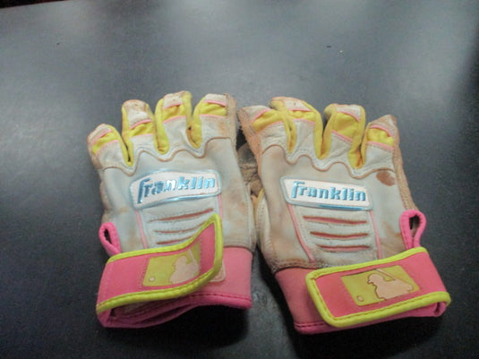 Used Franklin Youth Large Baseball Batting Gloves
