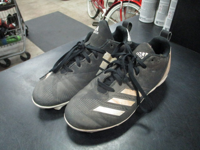 Load image into Gallery viewer, Used Adidas Cleats in Black Size 4

