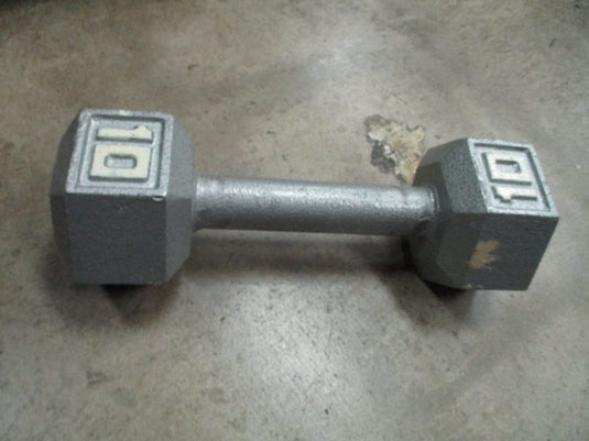 Used 10lb Cast Iron Dumbbell