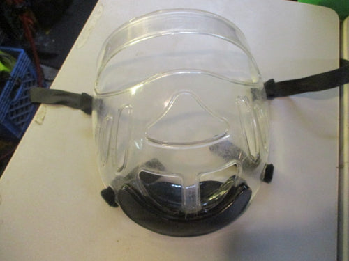 Used MMA Karate Clear Face Shield