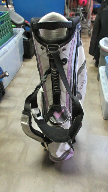 Load image into Gallery viewer, Used Callaway Solaire Golf Stand Bag w Carry Strap - stains and tear in bag
