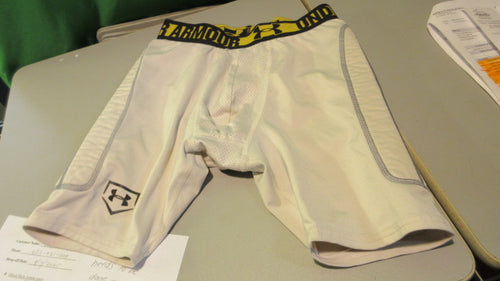 Used Under Armour Size Youth Medium Padded Compression Shorts