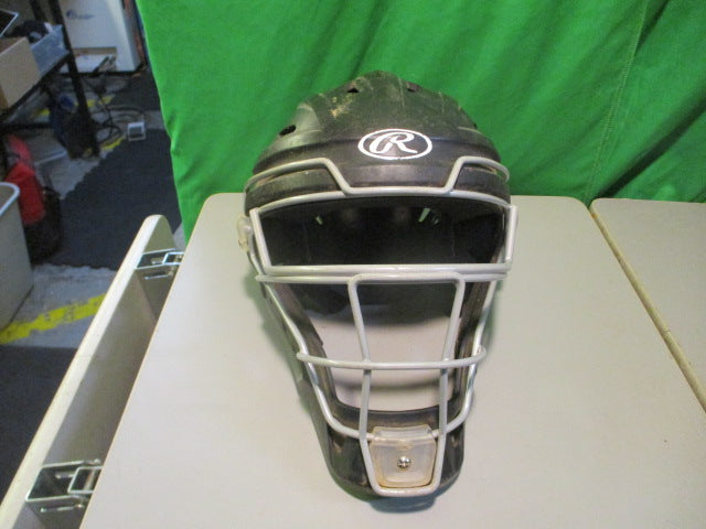 Load image into Gallery viewer, Used Rawlings REV B Size 7 1/8 - 7 1/2 Baseball Catchers Helmet Missing Chin Pad
