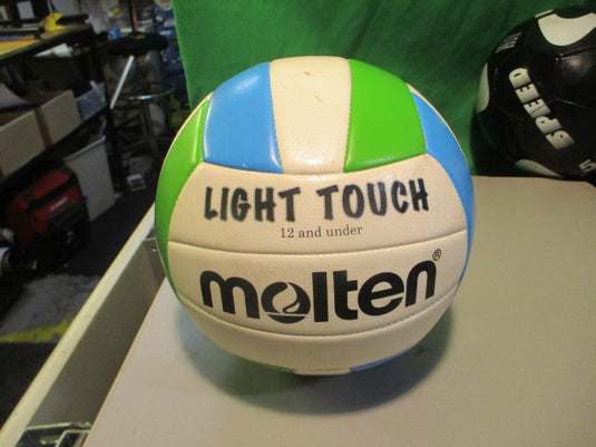 Used Molten 12 And Under Light Touch Volleyball