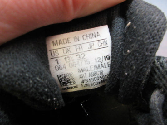 Used Adidas Rundown Baseball Cleats - Size 1