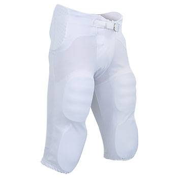 New Champro White Safety Integrated Football Pant w/ Pads Youth 2XL